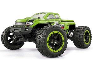 BlackZon Slyder Monster Turbo 1:16 2.4GHz RTR 4WD LED Vandtæt Grøn