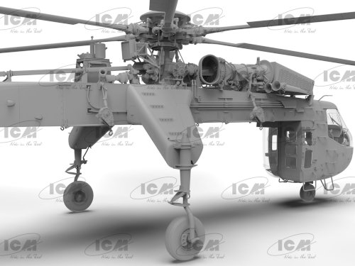 ICM, Sikorsky CH-54A Tarhe, US heavy helicopter, 1:35