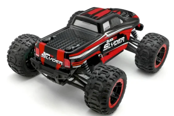 BlackZon Slyder Monster 1:16 2.4GHz RTR 4WD LED Vandtæt Rød