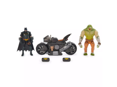 Batman Batcycle m/10 cm figur