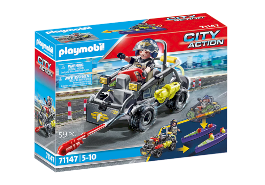 Playmobil City Action - SWAT Multi Terrain Quad