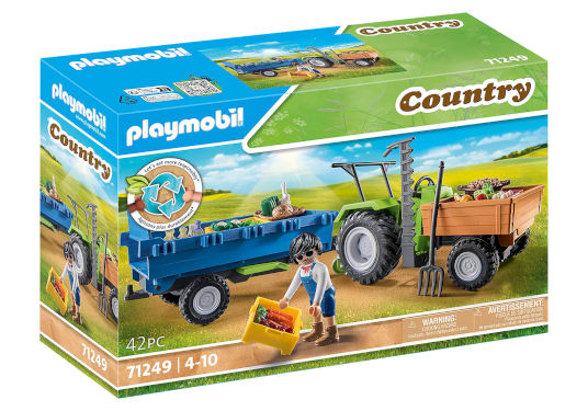 Playmobil Country - Traktor med anhænger