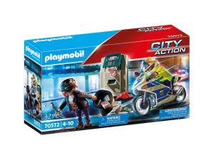 Playmobil City Action, Politimotorcykel: Forfølgelse af pengerøveren