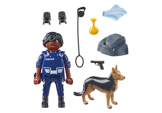 Playmobil City Action, Politibetjent med sporhund