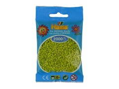 Hama Mini, perler, 2.000 stk., lime (104)