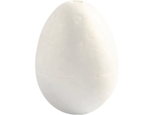 Æg, hvid, H: 6 cm, 5 stk