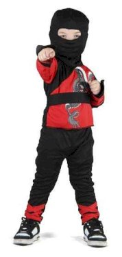 Rio Mini Ninja kostume 100cm (3-4 år)