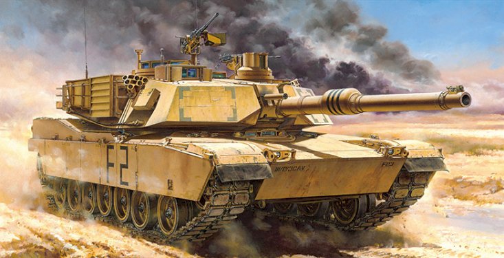 Tamiya R/C U.S. M1A2 Abrams w/Option Kit 1:16