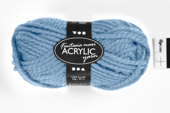 Fantasia Akrylgarn, L: 35 m, lys blå, Maxi, 50g