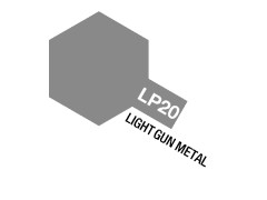 Tamiya Lacquer Paint LP-20 Light Gun Metal