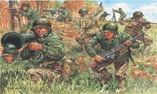 Italeri, WWII, American Infantry, 1:72
