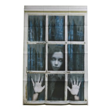 Falsk vindue dekoration Kvinde 120x80cm