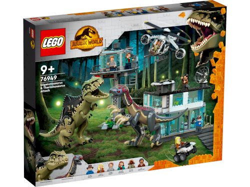 LEGO Jurassic World 76949 Giganotosaurus og therizinosaurus-angreb
