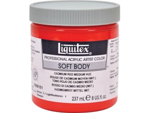 Liquitex Soft Body 237 ml Cadmium red medium hue 151