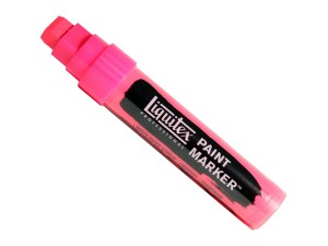 Liquitex Paint Marker Wide Fluorescent Pink 15mm