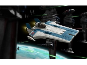 Revell SStar Wars build and play resistance A-wing fighter, Blå