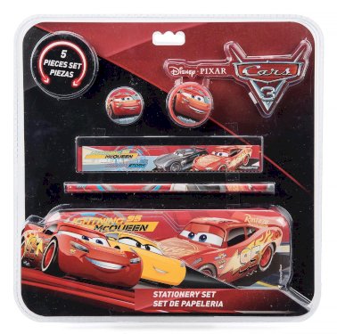 Cars 3, metalpenalhus m/ indhold