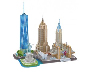 Revell 3D Puzzle, New York Skyline, 123 dele