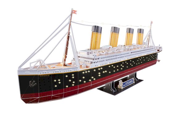 Revell 3D Puzzle, RMS Titanic LED udgaven, 266 dele