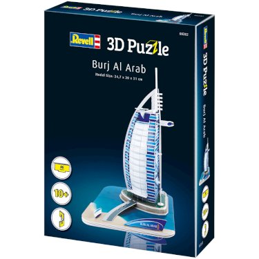 Revell 3D Puzzle, Burj Al Arab, 46 dele