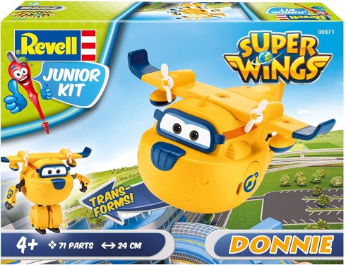 Revell Junior Kit, Super Wings, Donnie, byg-selv-figur