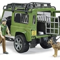 Bruder, Land Rover Defender m/ skovrider og hund
