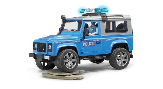 Bruder Land Rover Defender Politibil
