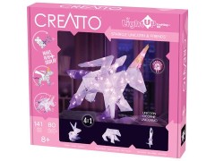 Creatto: Sparkle Unicorn & Friends, 3D-puslespil m/ lys