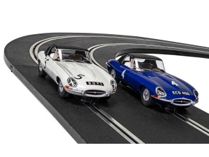 Scalextric Jaguar E-Type - First Win 1961 Twin Pack