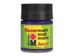 Marabu Decormatt, 051 Mørk lilla, 50 ml