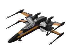 Revell, Star Wars, Build & Play, Poe's Boosted X-Wing Fighter, 1:78
