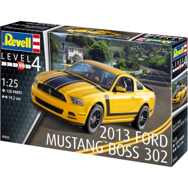 Revell, 2013 Ford Mustang Boss 302, 1:25