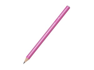 Faber-Castell Jumbo Grip sparkle, blyant, B, Pink
