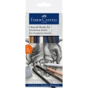 Faber-Castell, tegnesæt, kul