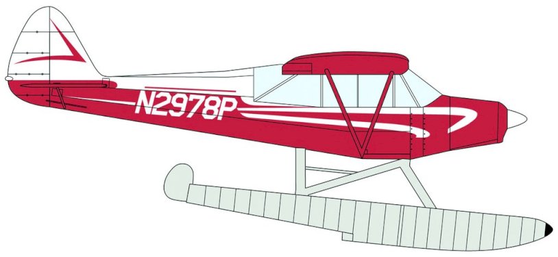 Minicraft, Piper Super Cub Floatplane, 1:48