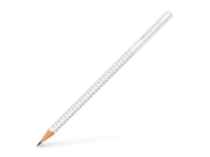Faber-Castell Sparkle, blyant, B, hvid
