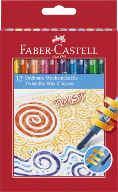 Faber-Castell, skruefarver, 12 stk.