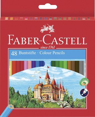 Faber-Castell, farveblyanter, 48 stk.