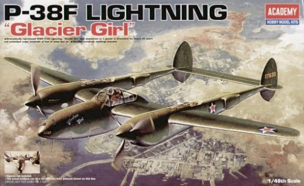 Academy, P-38 F Lightning 