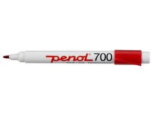 Penol 700, permanent tusch, 1,5 mm, rød