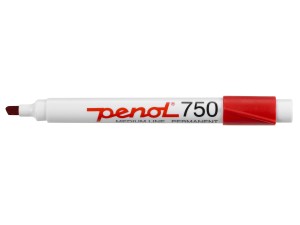 Penol 750, permanent tusch, 2-5 mm, rød