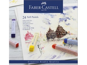 Faber-Castell, pastelkridt, bløde, 24 stk. i æske