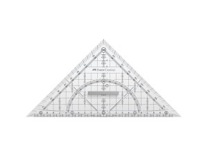 Faber-Castell Grip, geometritrekant, 22 cm
