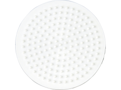 Hama Midi, stiftplade, lille rund, hvid