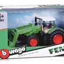 Bburago, traktor, Fendt 1050 Vario m/ frontlæsser, 10 cm