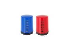 Faber-Castell Grip, blyantspidser, mini, rød el. blå, 1 stk.
