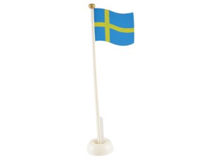Fødselsdagsflag i træ, svensk