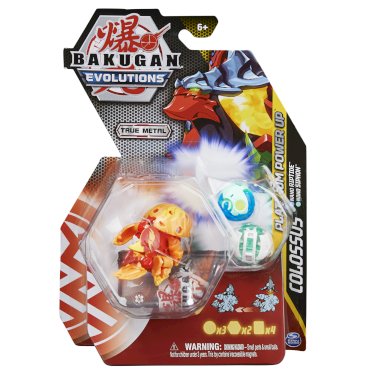 Bakugan Evolutions, Platinum Colossus (rød) + 2 Nanogan