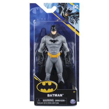 Batman, grå, actionfigur, 15 cm