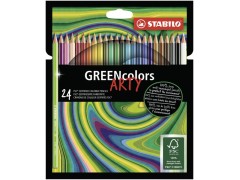 Stabilo, Greencolors, farveblyanter, Arty, 24 stk.
